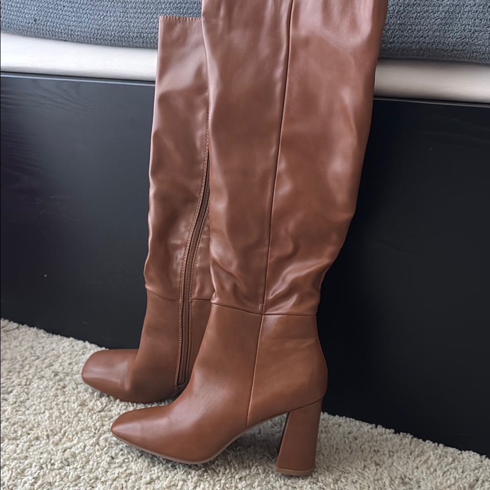 Chic Brown Knee-High Boots